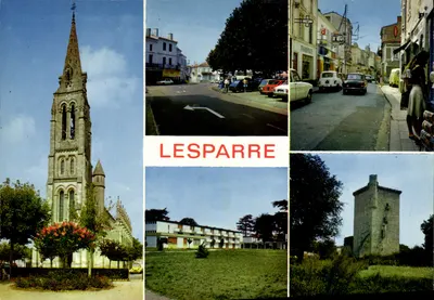 Lesparre — Diversos Aspectos — Edições La Cigogne, Bordeaux