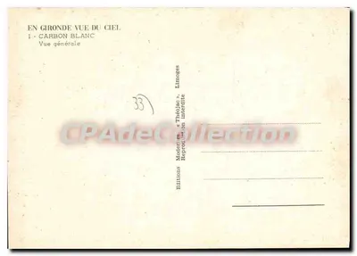Carbon Blanc — Vista geral — Edições Théolac — Verso