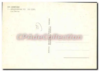 Gradignan — O Centro — Edições & Théoljac — Verso