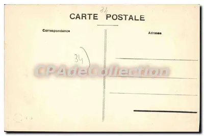 Agde - Forte Brescou — farol e fortificação — editor MT, n° 380 — Verso