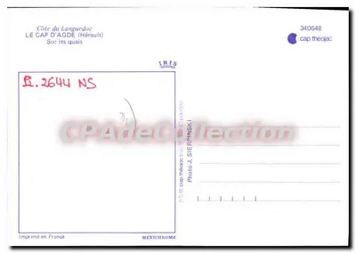 O Cap d'Agde — Sobre os quais — IRIS — Verso