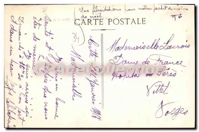 CETTE - Quai de Bosc i Chantier — Campagne 1914-1916, wydawca Antoni Savelli, n°70 — Rewers