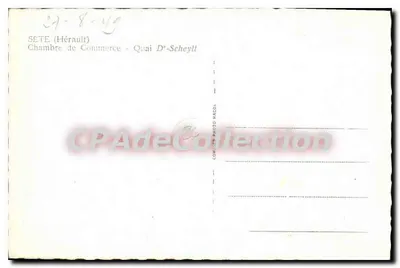 Sete — Quai Dr-Scheyll — Handelskamer — Achterkant