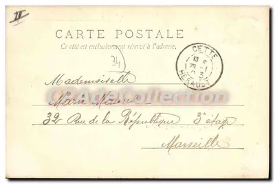 Visão geral e Lago de Thau — Cetate, 29 de Janeiro de 1903 — N.P. édit. — Verso
