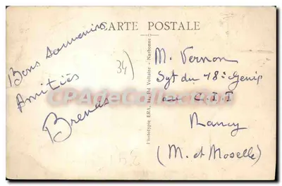 St André-de-Sangonis — Hotel de Ville — Edit. Roger Aubert — Verso