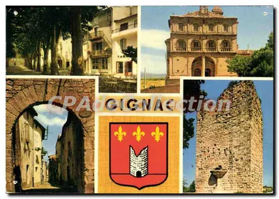 Gignac — vista panorâmica — Sociedade das Cartas Postais APA-POUX