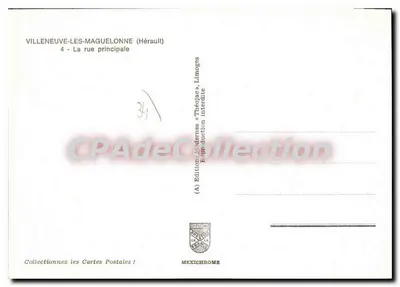 Villeneuve-Les-Maguelonne — A rua principal — IRIS — Verso