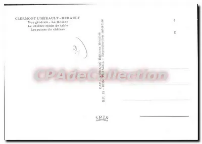 Clermont l'Hérault — Stolica winogron stołowych — Wydawnictwa Zjednoczone — Rewers