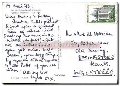 Balaruc-les-Bains — Porto — Imprimeur CIMCOLOR — Verso