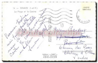 Dinard — Plaża i Kino — Wydawnictwo Gaby — Rewers