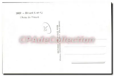 A Ense do Priorado — Dinard (Il.-et-V.) — Edições Art. Carrière Flor — Verso