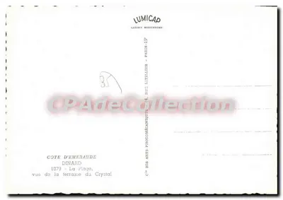 Dinard — widok z tarasu Crystal — Wybrzeże Emeraude — LUMICAP — Rewers