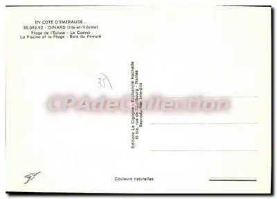 Dinard — widok panoramiczny — La Cigogne — Rewers