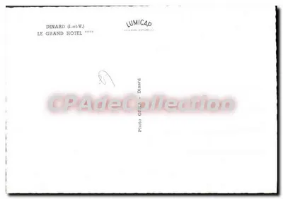 Dinard (L.-et-V.) — O Grand Hotel — Lumicap — Verso