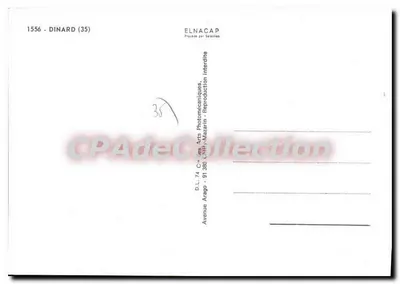 Dinard - Brzeg Szkła — Widok z powietrza — Elnacap — Rewers