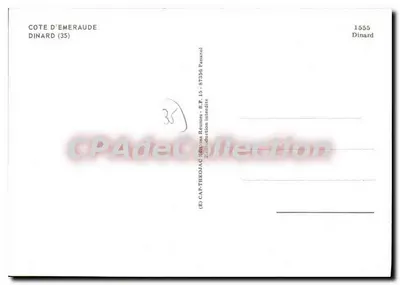Wycieczki do Dinard — Wyspa Moulinet, Zatoka Prieuré, Przystań łodzi, Ścieżka Douanierów, Widok z Vicomté — Cote d'Émeraude — Rewers