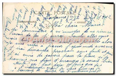 Côte d'Émeraude — Pointe de Rochebonne przy niskiej mierze — kolekcja H. T. — Rewers