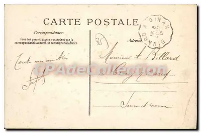Saint-Malo — Vedette por mar agitado — Editor EID, n° 2859 — Verso