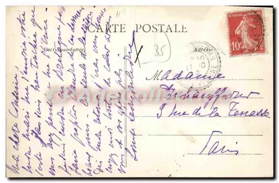 Castelo de la Metterie - Os Fossos — Saint-Goulomb — editor L.V.R. — Verso