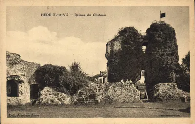 Hédé (I.-et-V.) — Ruínas do Castelo — Coll. Artistique Daniel