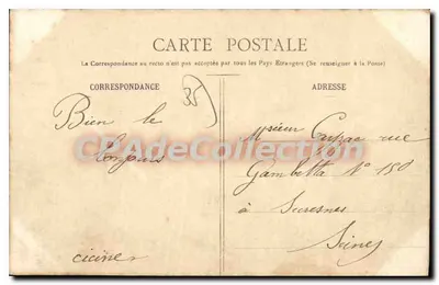 Hédé (I.-et-V.) — Ruínas do Velho Castelo — Imprimeries Réunies, Noury — Verso