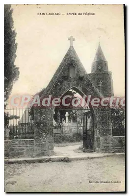 Saint-Suliac — Entrada da Igreja — Edição Jehanne Gaudin