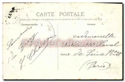 Châteauroux — Zamek Raoul i Prefektura — L. M., Châteauroux — Rewers