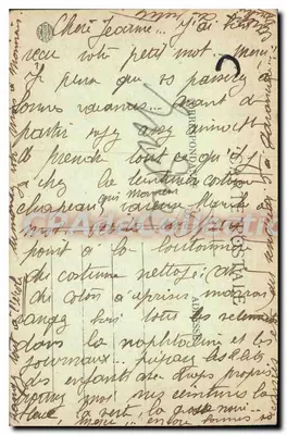 Zamek Cluis — Puy-d'Auzon — Zamki Indre — nr 3280 — Rewers