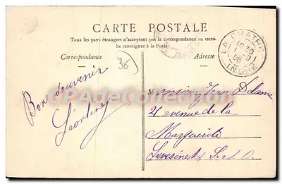 Saint-Chartier (Indre) — Zamek — Zbiór E. C. Châteaumont — Rewers