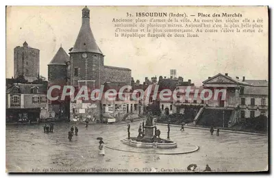 Issoudun (Indre) — Place des Marchés — Éditeur des Nouvelles Galeries et Magasins Modernes, Ch. PILK