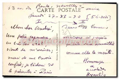 Saint-Gaultier (Indre) — Rue du Cheval-Blanc i stary Zamek Condé — Wydawnictwo L. Roulier — Rewers