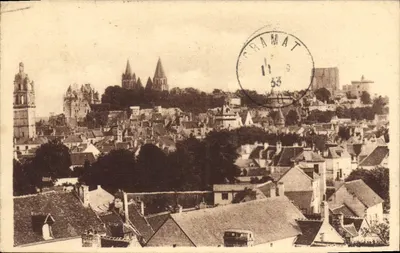 Loches — Allgemeine Ansicht vom Nordwesten — Verlag Loches, Nr. 2