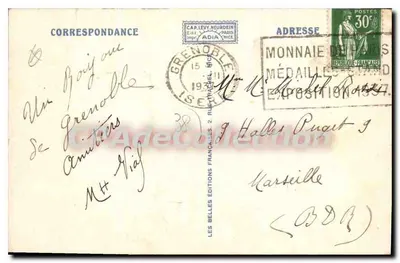 Grenoble — Os Quais, o Teleférico e as Alpes — CAP — Verso