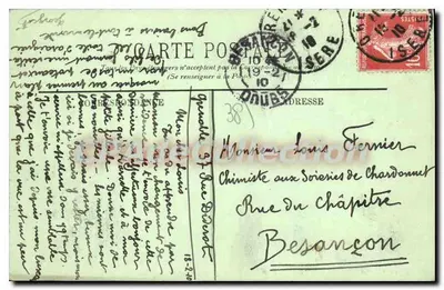 Grenoble — O Drac e o Moucheron (1.906 metros) — LL — Verso