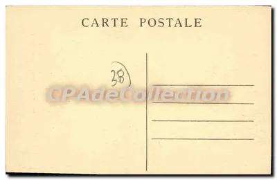 Servantka w gościnie w 1800 — Międzynarodowa Wystawa Węgla i Turystyki w Grenoble 1925 — Wyd. Pacalet, fotografia, Lyon — Rewers
