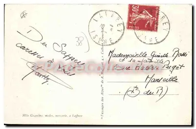 Arredores de Laffrey — LE SAPPEY e as gargantas do Oisans — Verso