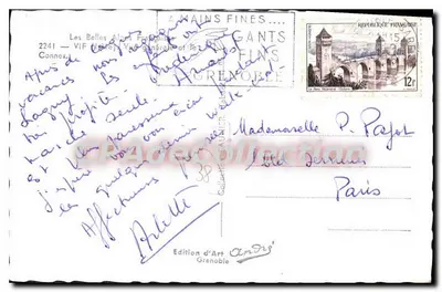 Andrés — Vista geral — Edição de Arte Grenoble, n° 2241 — Verso