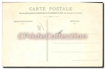 Dauphiné - Zamek w Vizille i Statua Wolności — Chéhé A. Y., Zbiór L. P., Grenoble — Rewers