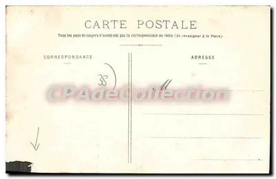 Plac Chaumont — Eyzin-Piné (Isère) — Cliché G. D., wydawca Blanchard — Rewers