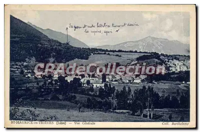 ST-MAURICE-en-TRIÈVES (Isère) — Vista Geral — Coleção Barthelemy