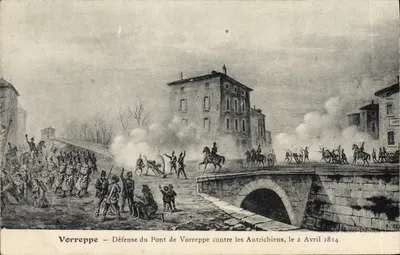 Vorreppe — Defesa do Ponte de Vorreppe contra os Austríacos, 2 de Abril de 1814 — Édition Morel-Duroc