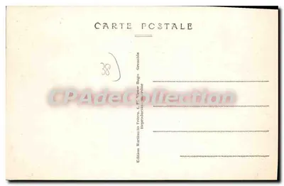 Route de la Grande-Chartreuse - La Diat - Édition Martino & Frères-Bugo, Grenoble — Verso