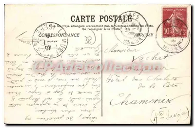 Corps et l'Obiou - Trasa Pielgrzymki do Najświętszej Maryi Panny z Salette - E.R. — Rewers