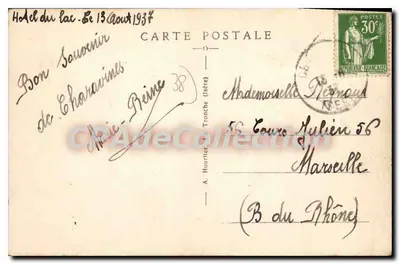 Charavines — A Praia — 4654 49 — Verso