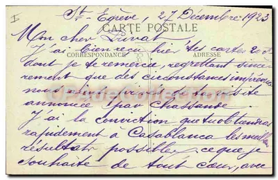 Esportes de inverno no Dauphiné — No Triéves em esqui — E.R. — n°1259 — Verso