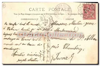 Le Touvet – Zamek Murcieu – Courtoin, wyd. Grenoble — Rewers