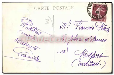 Bourgoin (Isère) — O Ponte de Ruy — editor não identificado — Verso