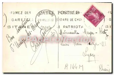 Uriage-les-Bains — Istituto Termale — coll. Reynes et Lager — Verso