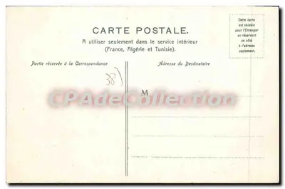 Voirin. Escola Nacional — Ch. M. — Papelaria das Alpes, Eug. Robert, Grenoble — Verso
