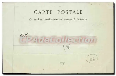 Couvent de la Grande-Chartreuse — Sortie des Pères — Collections ND. Phot. — N° 227 — Verso